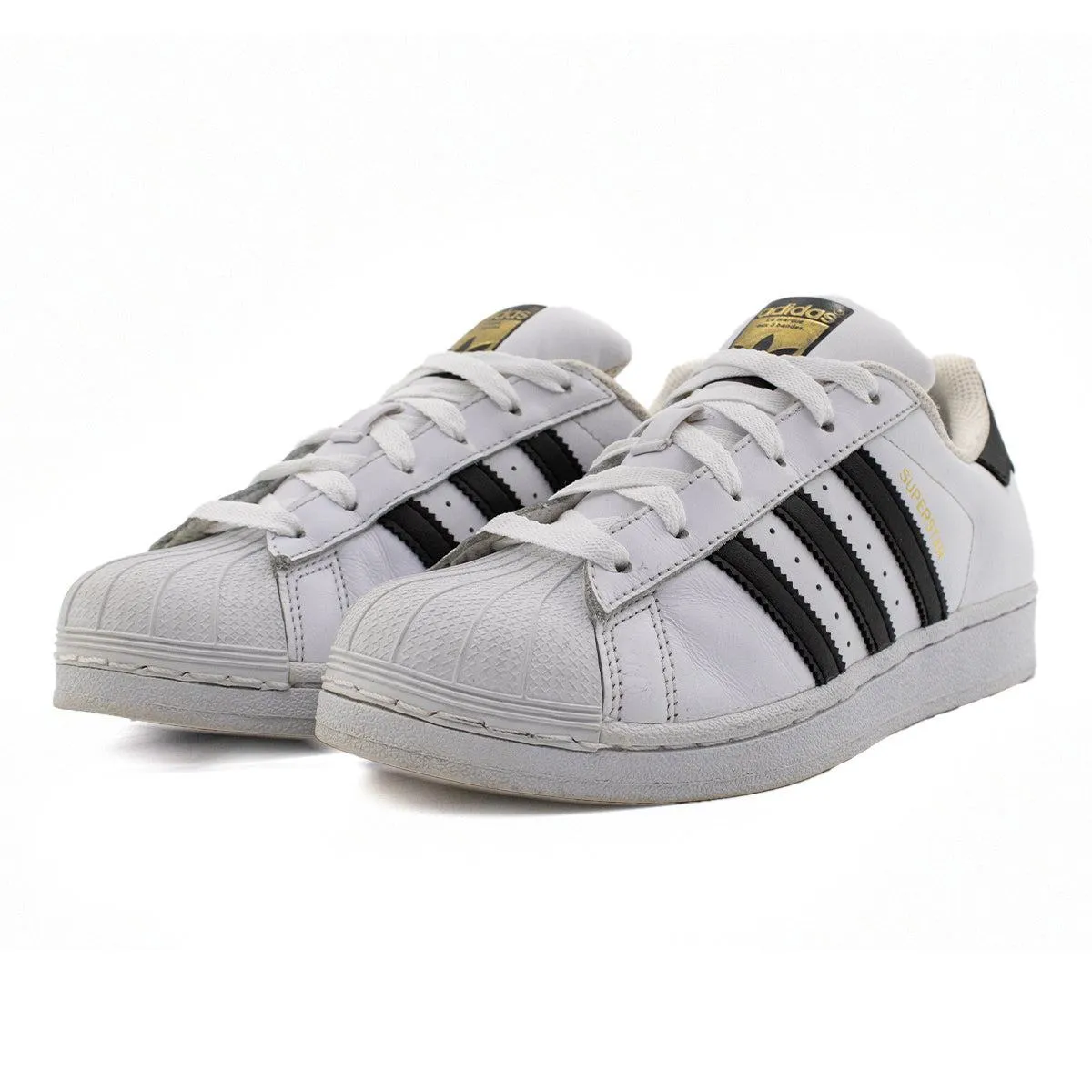 Adidas Superstar Low-Top Sneakers Leather White Colour For Women