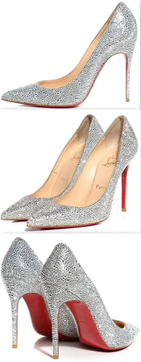 Burma Strass Decollete 554 100 Pumps 37 Silver