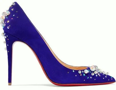 Candidate 100 Embellished Suede Pumps