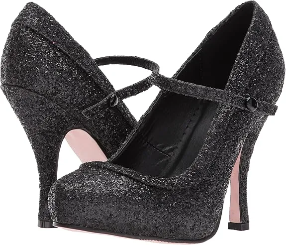 Candy-423 Glitter Mary Jane Pumps