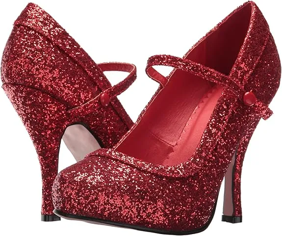 Candy-423 Glitter Mary Jane Pumps