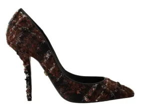 Dolce & Gabbana Elegant Multicolor Tweed Pumps