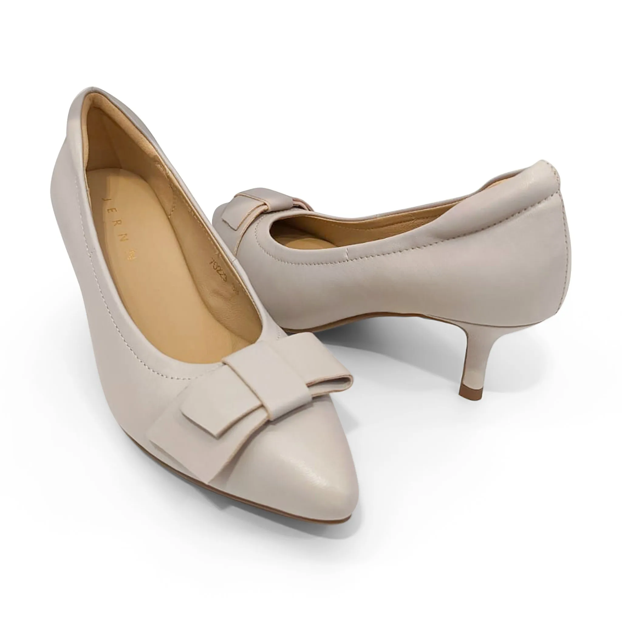 Esma Signature lambskin pumps with origami details