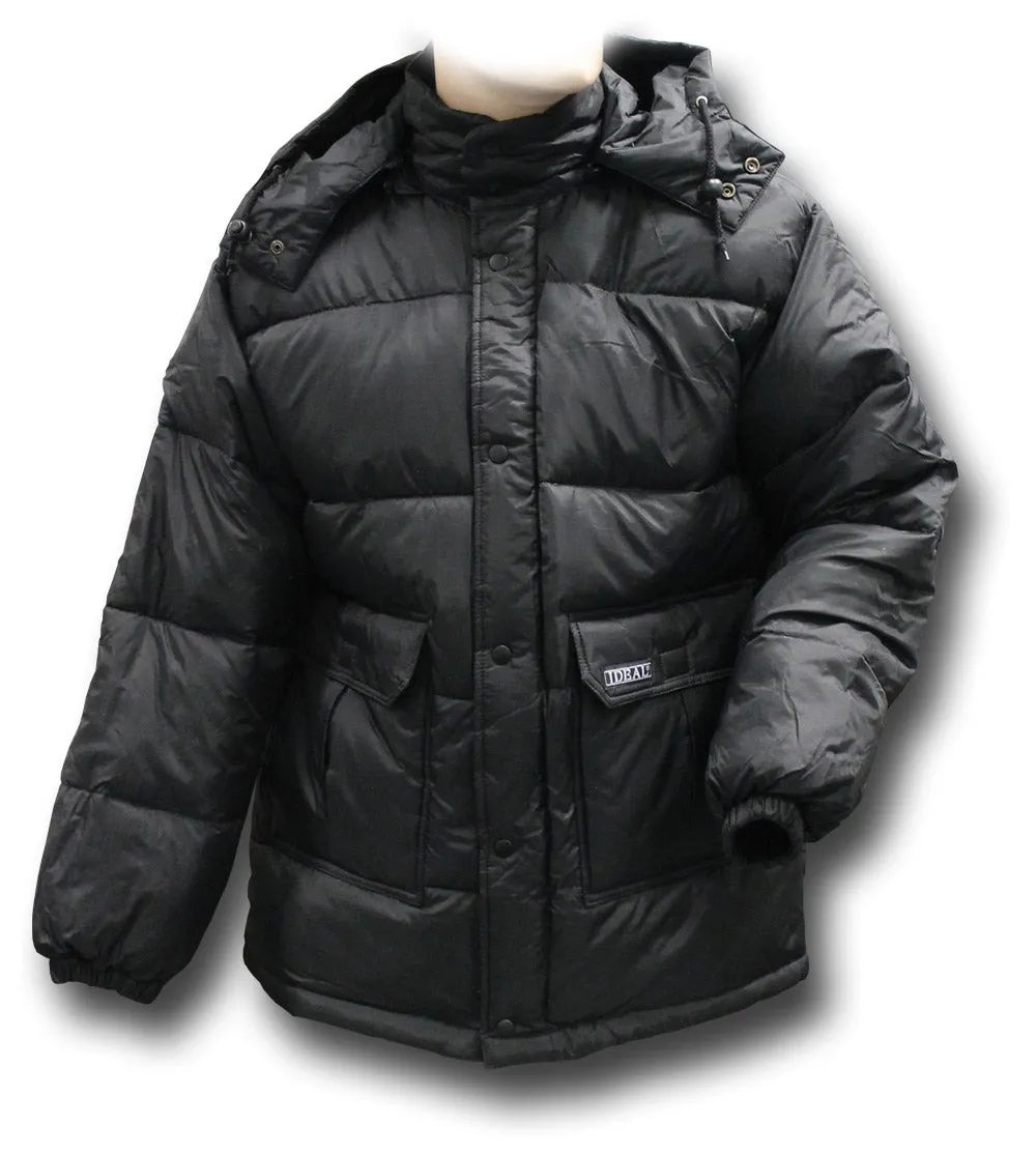 FEATHER DOWN INSULATED PADDED LONG JACKET