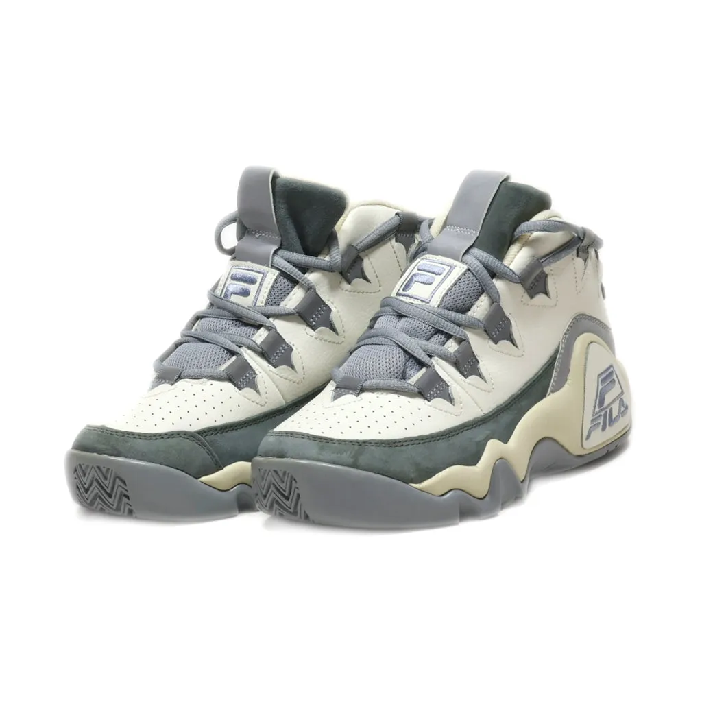 Fila Ankle Boots Pu Leather Grey Colour For Women