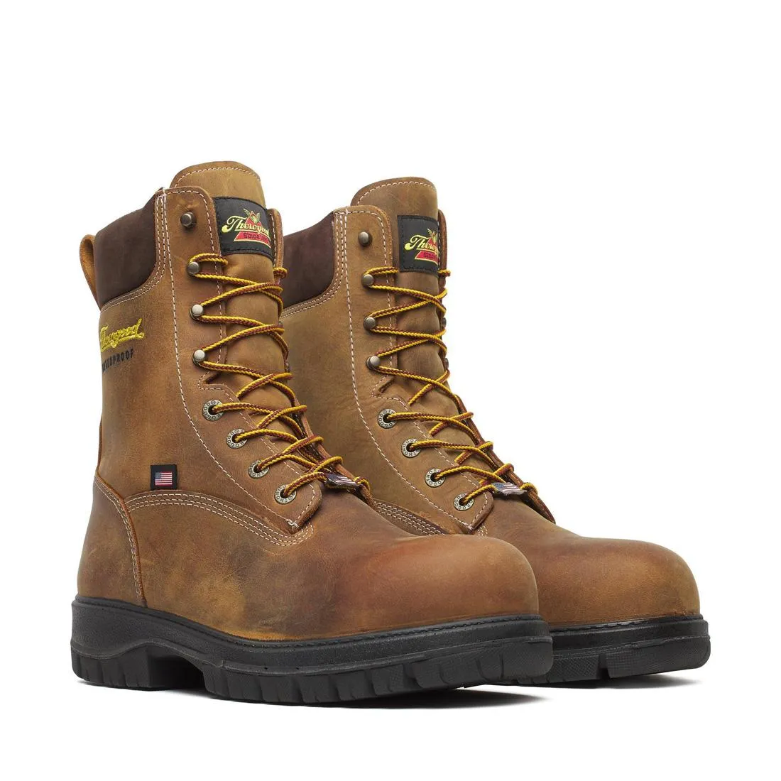 Genesis Series 8" Nano Toe Insulated Waterproof Boot Chestnut