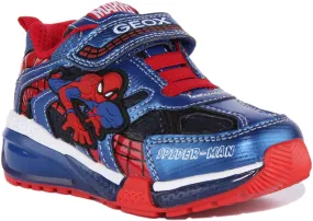 Geox J Bayonce In Navy Red For Kids