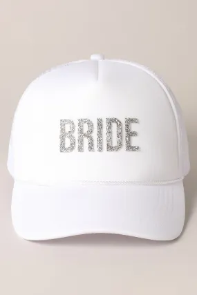 Glitter Bride Foam Trucker Hat