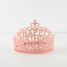 Happy Birthday Party Tiaras (x 8)