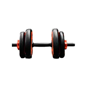 LiveUp Sports Cement Dumbbell Set-10kg Black - LS2314