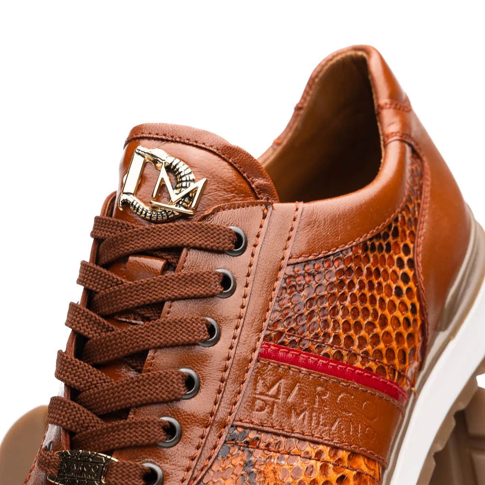 Marco Di Milano BRESCIA Python & Calfskin Sneakers