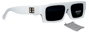 Men & Women Small Frame Super Dark  Hip Hop Shades