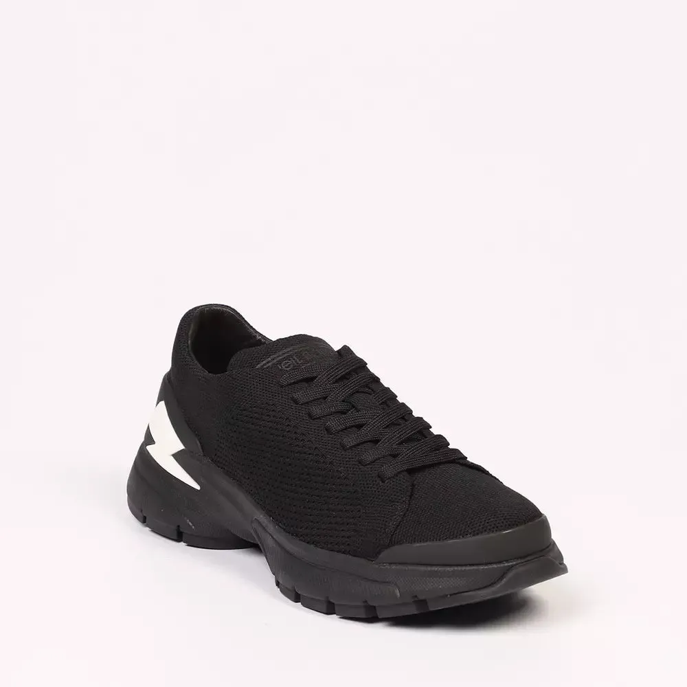 Neil Barrett Black Textile Men Sneaker