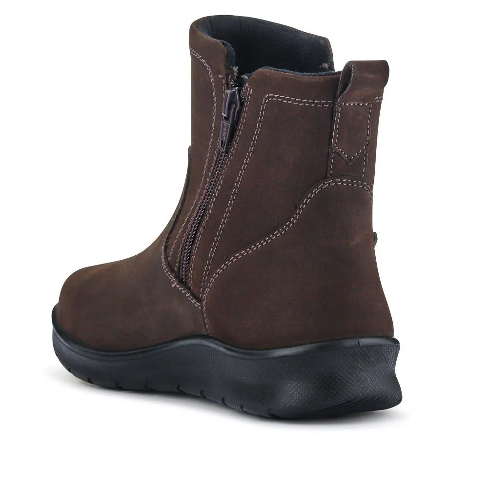 Newquay Waterproof Zip-Up Boots - NEWQUAY / 326 580