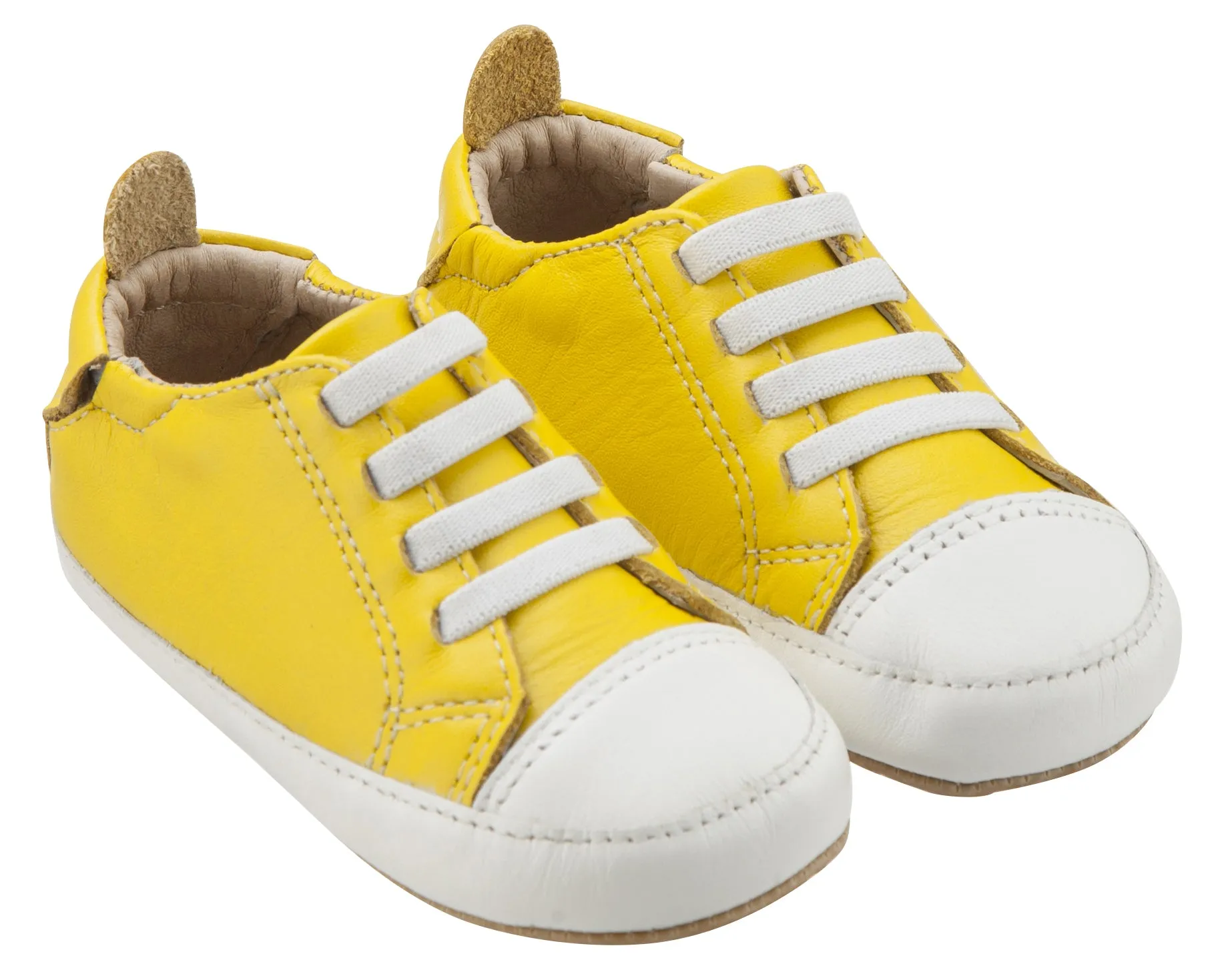 Old Soles Boy's and Girl's Eazy Jogger First Walkers, Sunflower