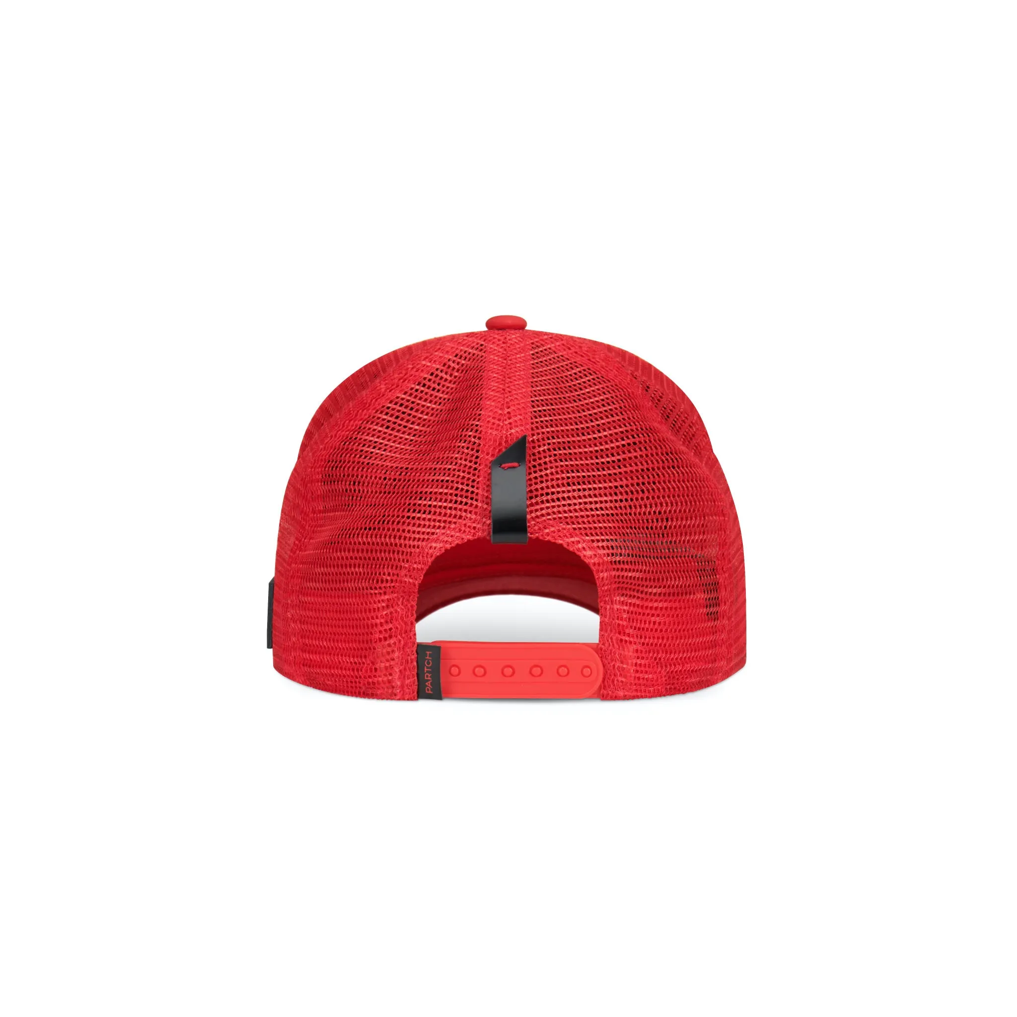 PARTCH Hustle Trucker Hat Red Removable Clip