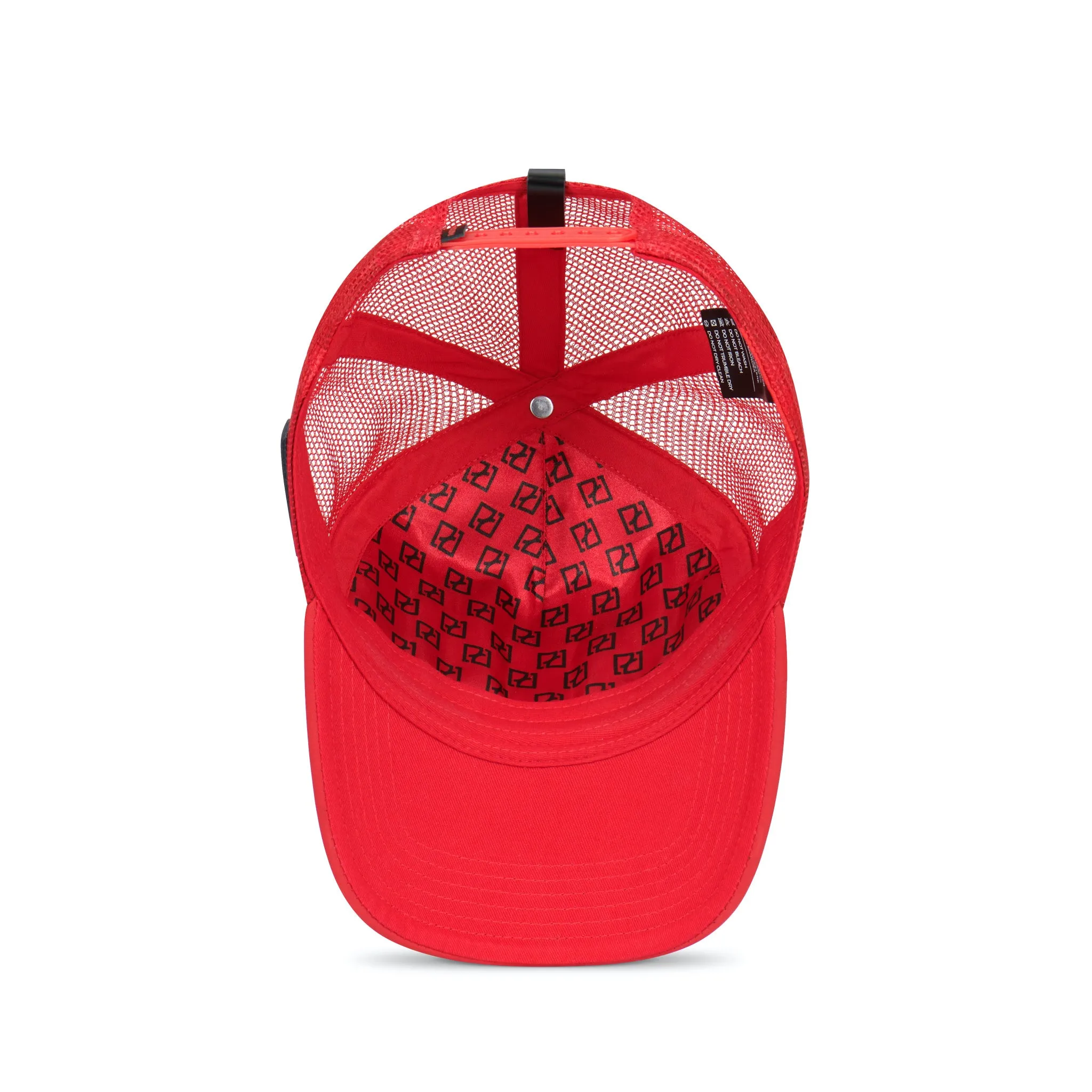 PARTCH Hustle Trucker Hat Red Removable Clip