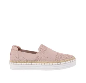 Queen Slip On Sneakers - Rose Quartz Knit