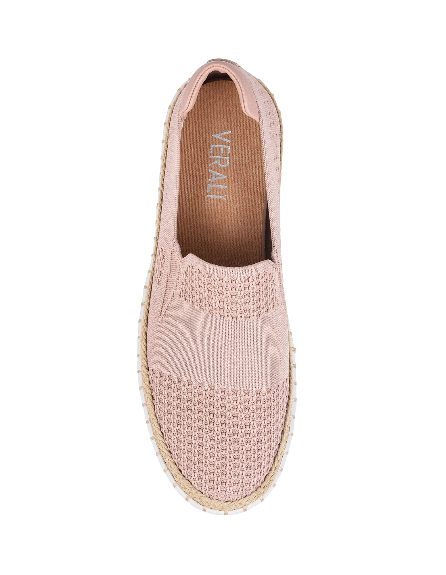 Queen Slip On Sneakers - Rose Quartz Knit