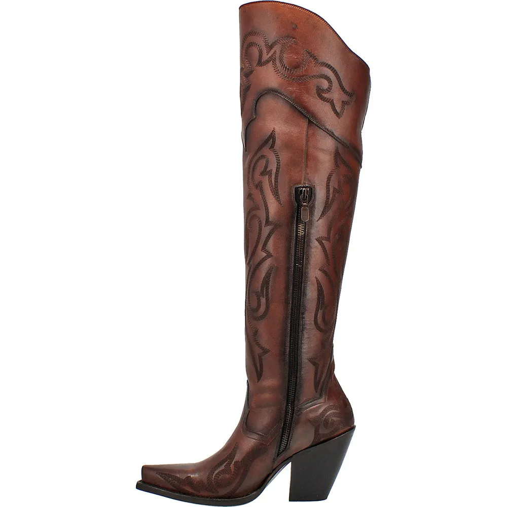 Seductress Snip Toe Embrodered Cowboy Boots