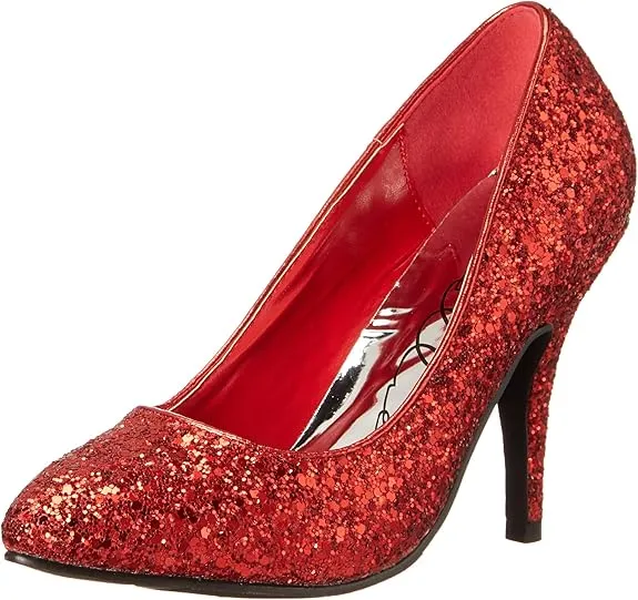 Shimmer-411 Glamour Glitter 4"  Pumps