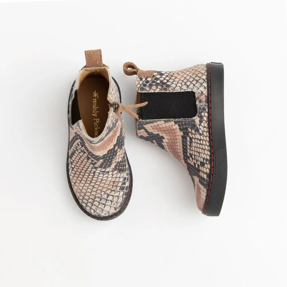 Snakeskin Chelsea Boot Sneaker