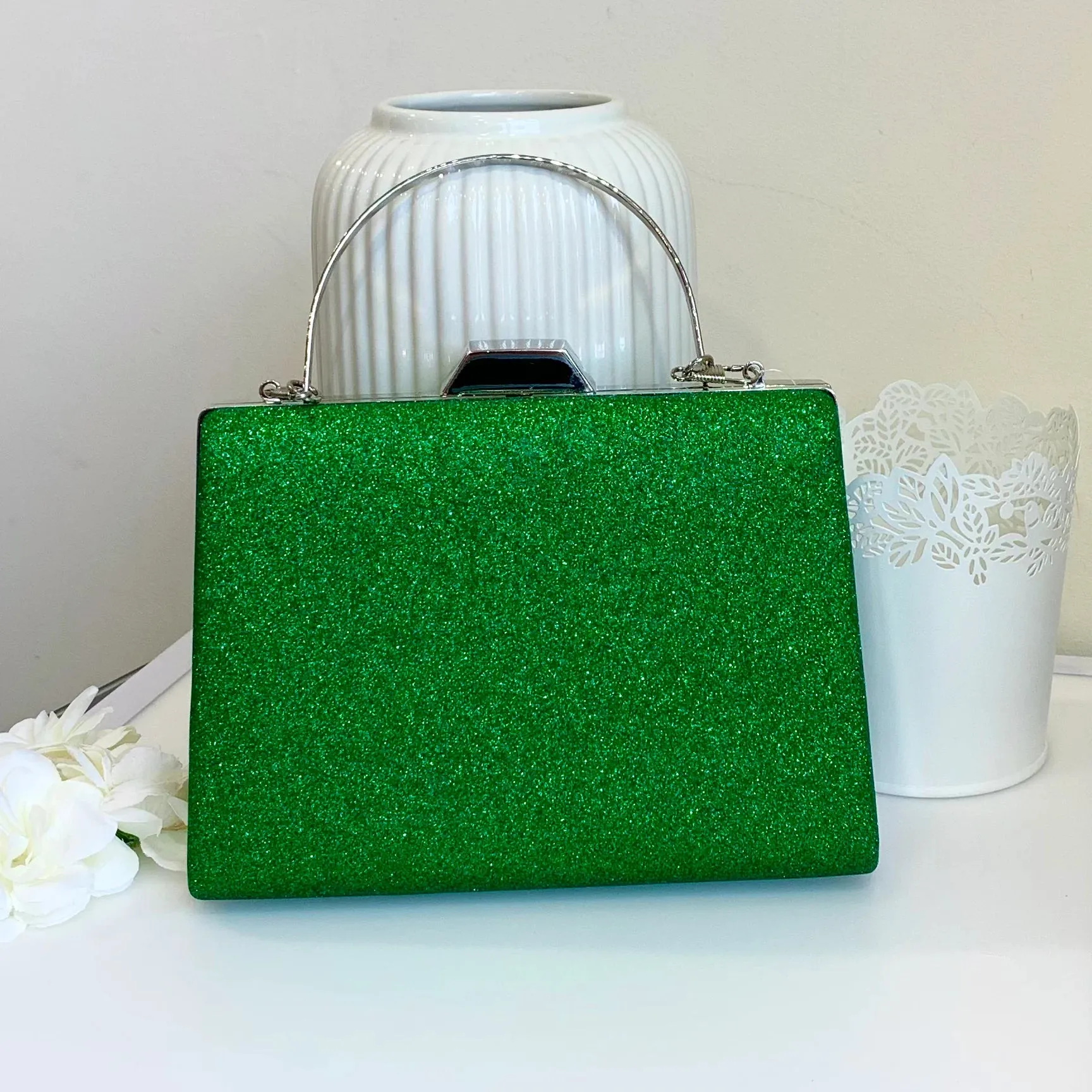 Solid Glitter handbag all colours