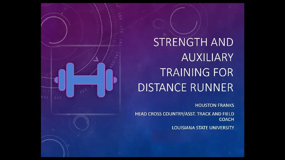 Strength and Auxiliary Training for Distance Runners