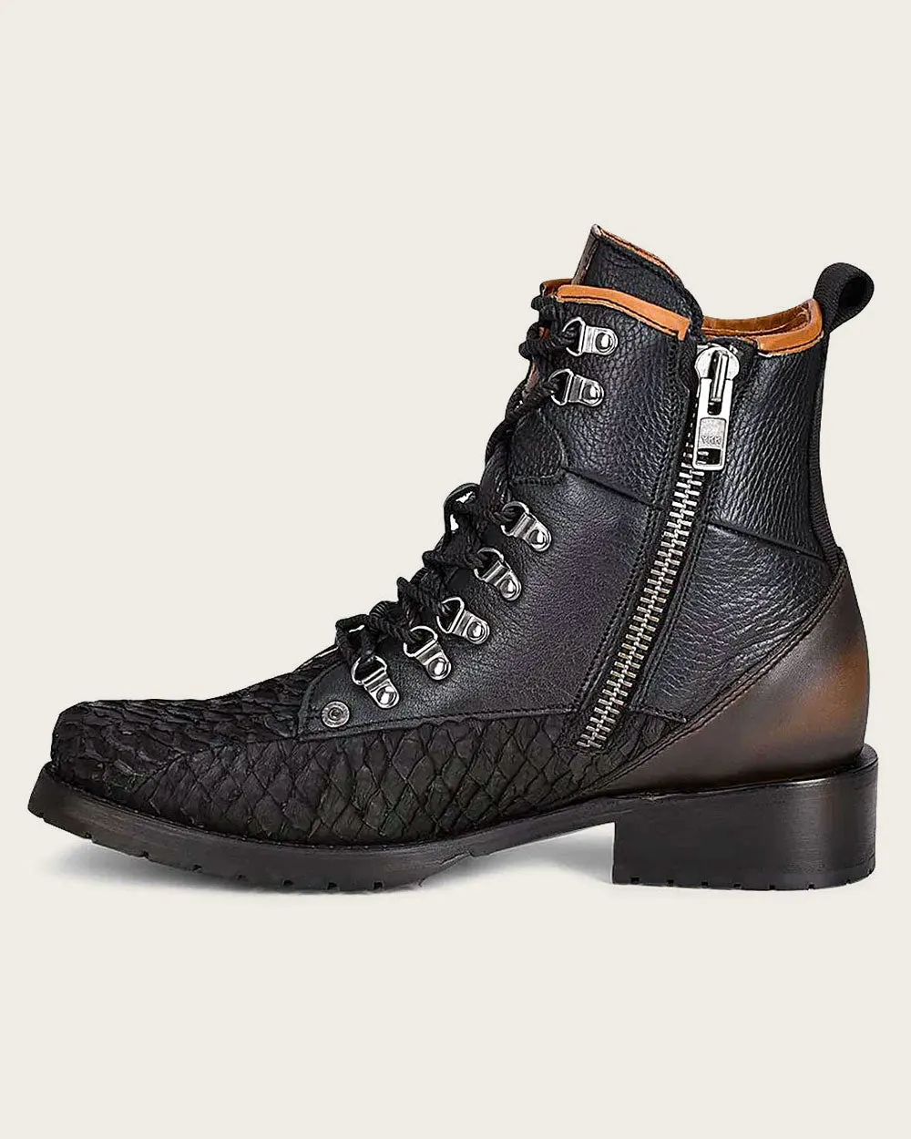 Urban black poisson boot