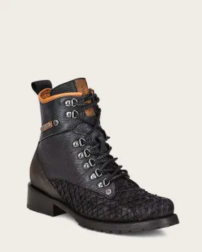 Urban black poisson boot