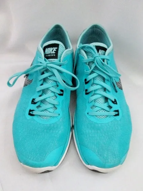 Womens NIKE FITSOLE FLEX SUPREME TR4 Running Sneakers Athletic Shoes 8 AQUA BLUE Fitness Workout